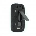 Wholesale Armor Hybrid Case for BlackBerry 9350 (BlackBlack)